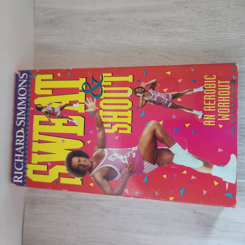 Richard Simmons Sweat & Shout Aerobic Workout VHS